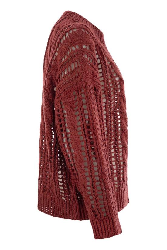 25SS 브루넬로 쿠치넬리 스웨터 M3Y351800 C7901 RED - BRUNELLO CUCINELLI