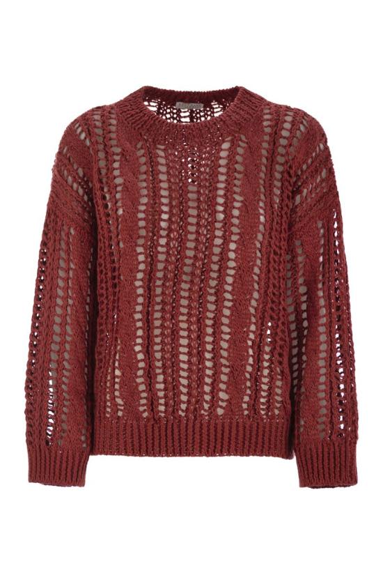 25SS 브루넬로 쿠치넬리 스웨터 M3Y351800 C7901 RED