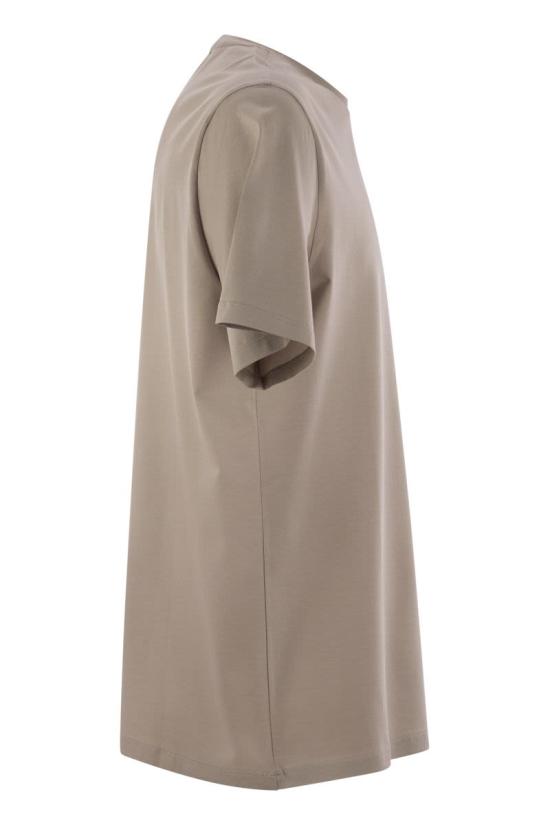 25SS 에르노 반팔 티셔츠 JG000174U 1985 BEIGE - HERNO