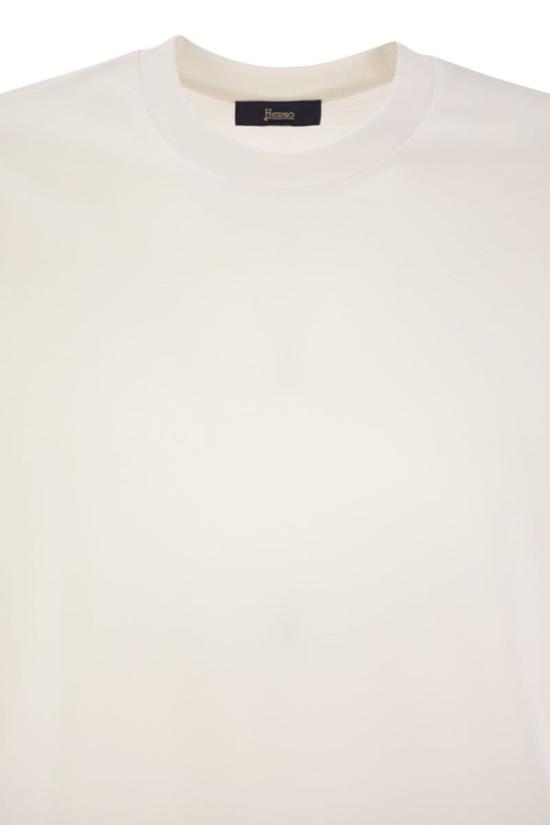25SS 에르노 반팔 티셔츠 JG000206U 1000 WHITE - HERNO