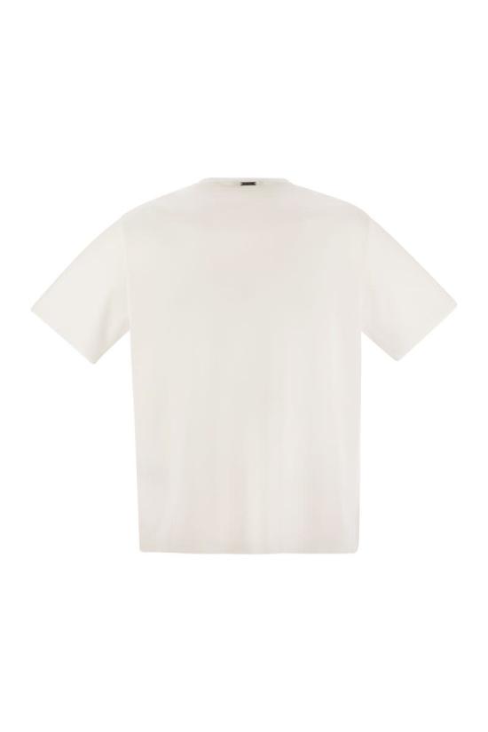 25SS 에르노 반팔 티셔츠 JG000206U 1000 WHITE - HERNO