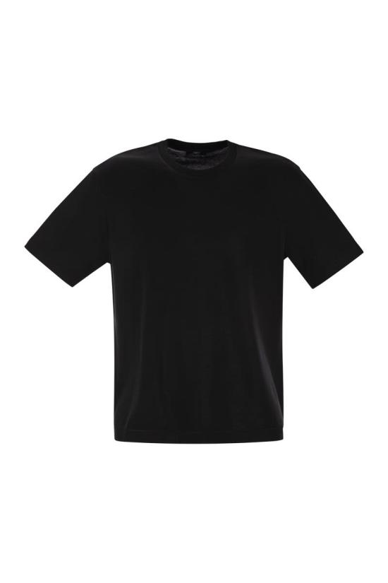 25SS 에르노 반팔 티셔츠 JG000206U 9300 BLACK - HERNO