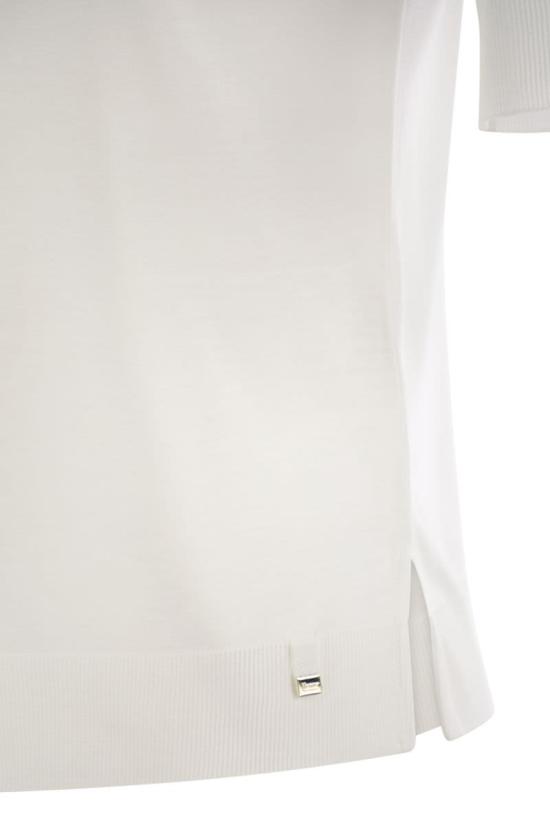 25SS 에르노 반팔 티셔츠 JG000223D 1000 WHITE - HERNO