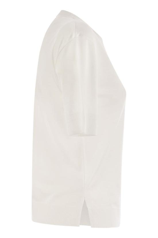 25SS 에르노 반팔 티셔츠 JG000223D 1000 WHITE - HERNO