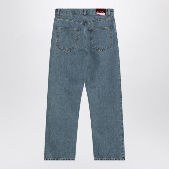  구찌 코튼 데님 진 828604XDDAS 4011 BLUE - GUCCI