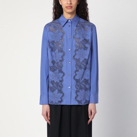 25SS 파로쉬 블라우스 D381222CO 046 BLUE