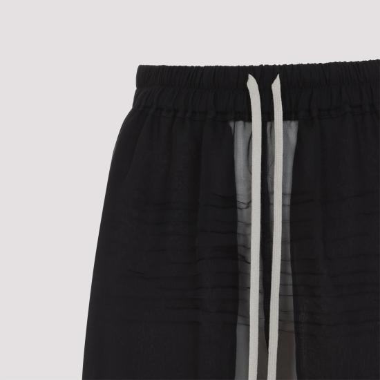 25SS 릭 오웬스 스트레이트 팬츠 RO01E7377S 09 BLACK - RICK OWENS