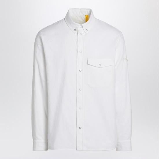 25SS 몽클레어 긴팔 셔츠 2F000 02M5271 001 WHITE