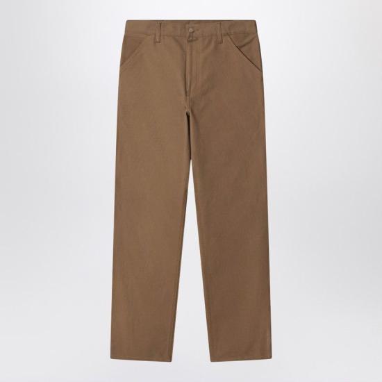 25SS 칼하트 WIP 디어본 캔버스 싱글 니 팬츠 I031497CO HZ0232 BROWN