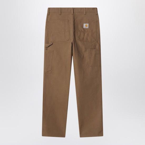 25SS 칼하트 WIP 디어본 캔버스 싱글 니 팬츠 I031497CO HZ0232 BROWN - CARHARTT WIP