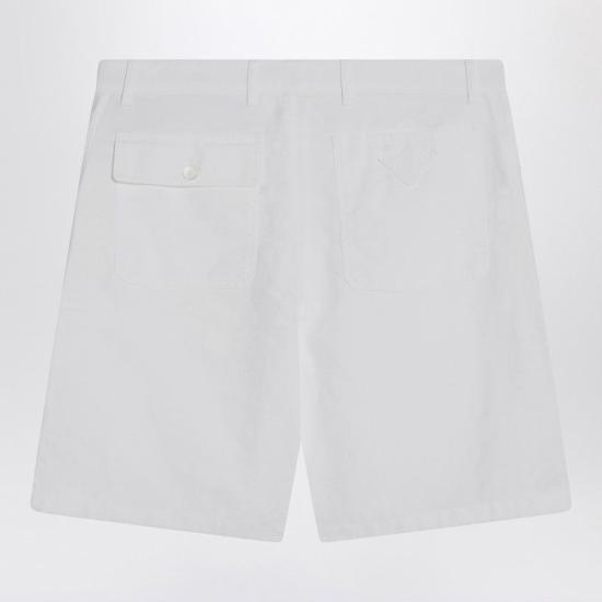 25SS 프라다 스트레이트 팬츠 SPH461OOO16FS F0009 WHITE - PRADA