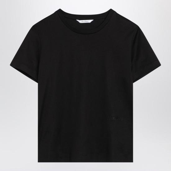 25SS 막스마라 반팔 티셔츠 NERINACO 005 BLACK