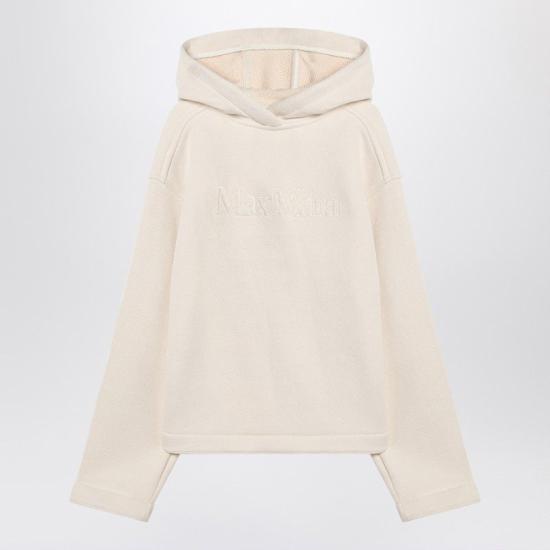 25SS 막스마라 GARY 가리 로고 자수 후드 티셔츠 GARYCO 001 WHITE