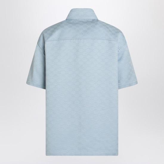  구찌 반팔 셔츠 811732ZASO2 4030 LIGHT BLUE - GUCCI