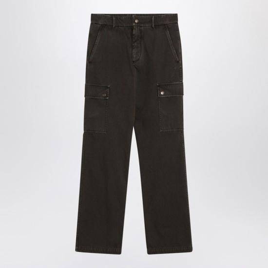 25SS 버버리 워싱 코튼 카고 팬츠 8105255158105 C1764 GREEN