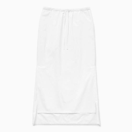 25SS 1989 스튜디오 롱 스커트 S03WDF001FAB001 4000 WHITE
