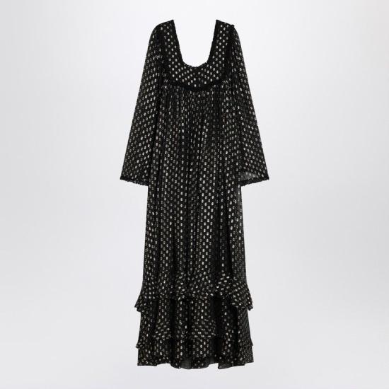 25SS 끌로에 롱 원피스 CH25SRO50414 001 BLACK - CHLOE