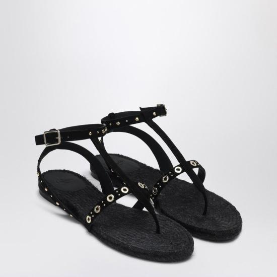 25SS 까스따네르 샌들 025737SU 100 BLACK