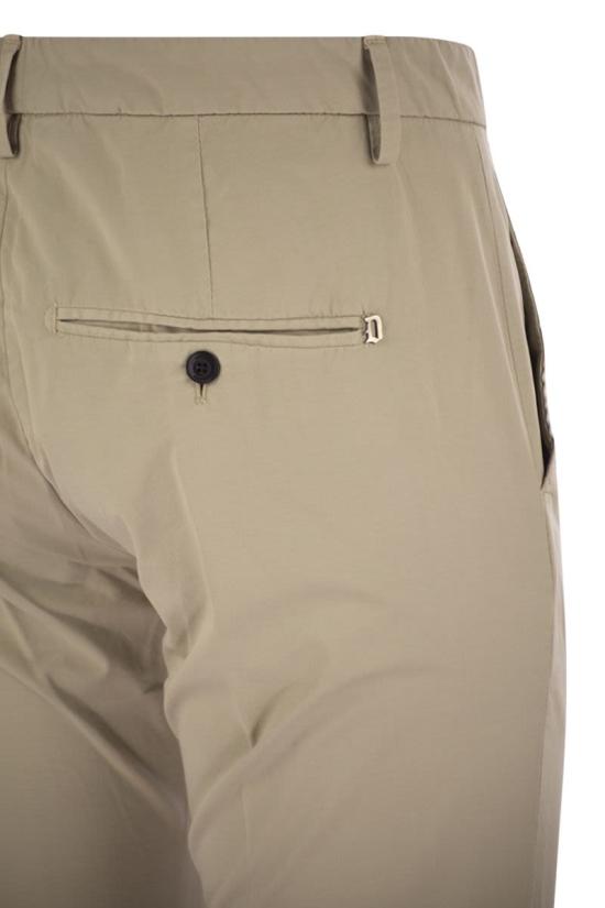 25SS 돈답 스트레이트 팬츠 UP235GSE046UIZ1 010 LIGHT BEIGE - DONDUP