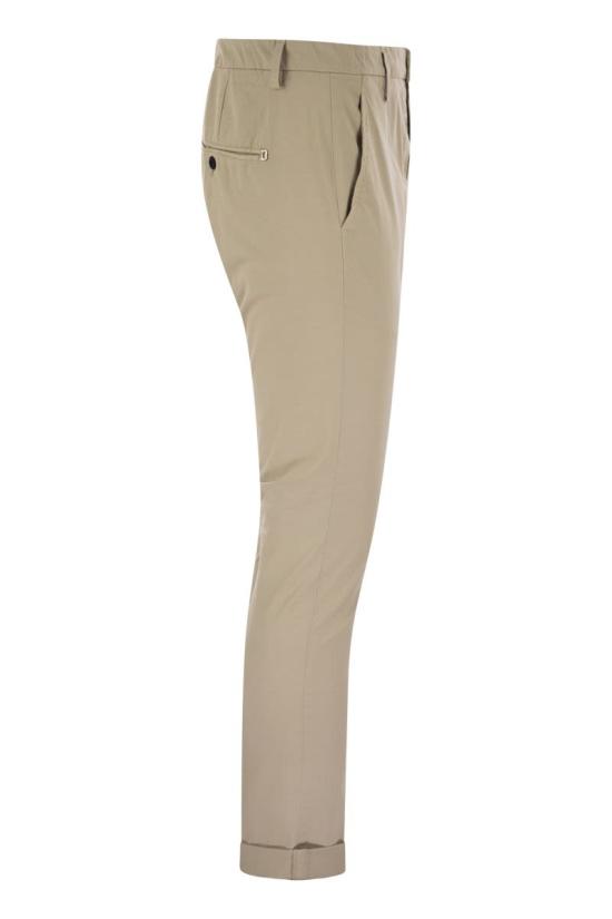25SS 돈답 스트레이트 팬츠 UP235GSE046UIZ1 010 LIGHT BEIGE - DONDUP