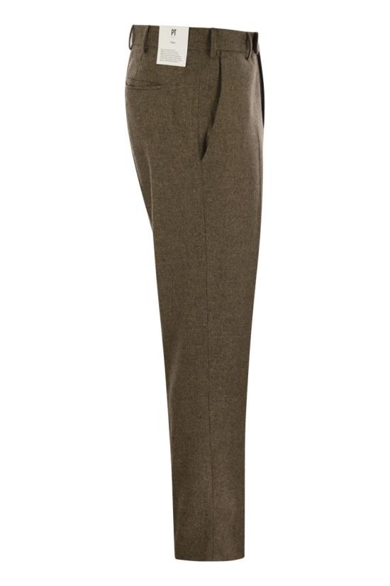  피티토리노 스트레이트 팬츠 CORFZ1Z00FWDZI63 0050 BROWN - PT TORINO