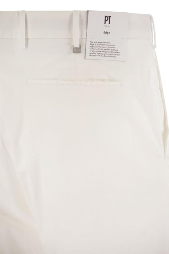 25SS 피티토리노 스트레이트 팬츠 CORTZ1Z00FWDGL04 Y010 WHITE - PT TORINO
