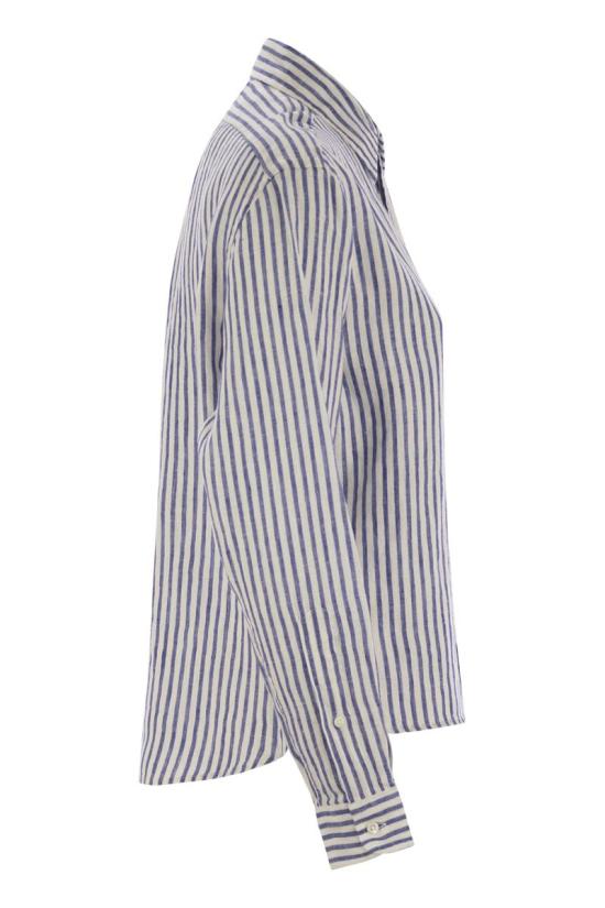 25SS 폴로 랄프로렌 블라우스 211935130 006 WHITE BLUE - POLO RALPH LAUREN