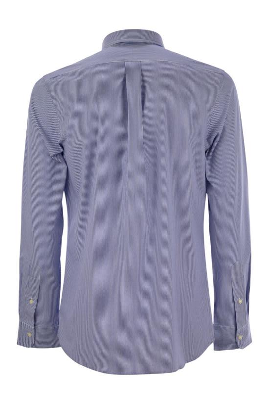 25SS 폴로 랄프로렌 긴팔 셔츠 710928254 007 WHITE BLUE - POLO RALPH LAUREN