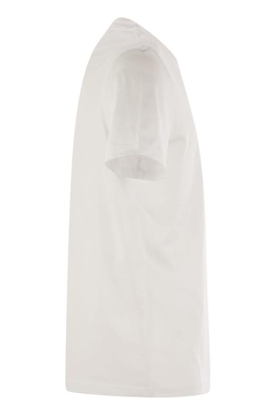 25SS 돈답 반팔 티셔츠 US198JF0271UZL4 000 WHITE - DONDUP