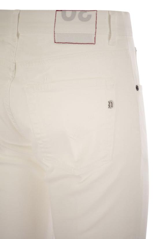 25SS 돈답 스트레이트 팬츠 UP576BS0030UPTD 000 WHITE - DONDUP