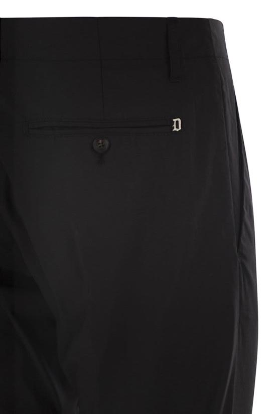 25SS 돈답 스트레이트 팬츠 UP630PS0020U2 999 BLACK - DONDUP