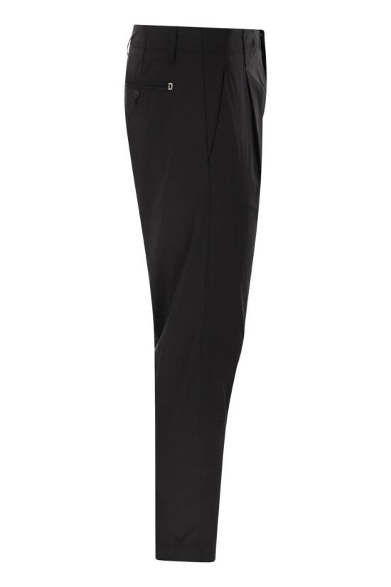 25SS 돈답 스트레이트 팬츠 UP630PS0020U2 999 BLACK - DONDUP