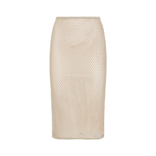 25SS 프라다 미디 스커트 31143SOOO16ND F0065 Beige