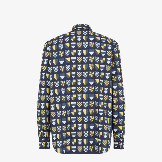 25SS 펜디 긴팔 셔츠 FS1319AU76 BLUENAVY - FENDI