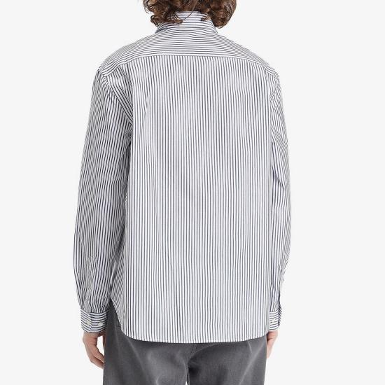 25SS 아크네 스튜디오 긴팔 셔츠 CB0097SHIR000084 NAVYBLKWHT - ACNE STUDIOS