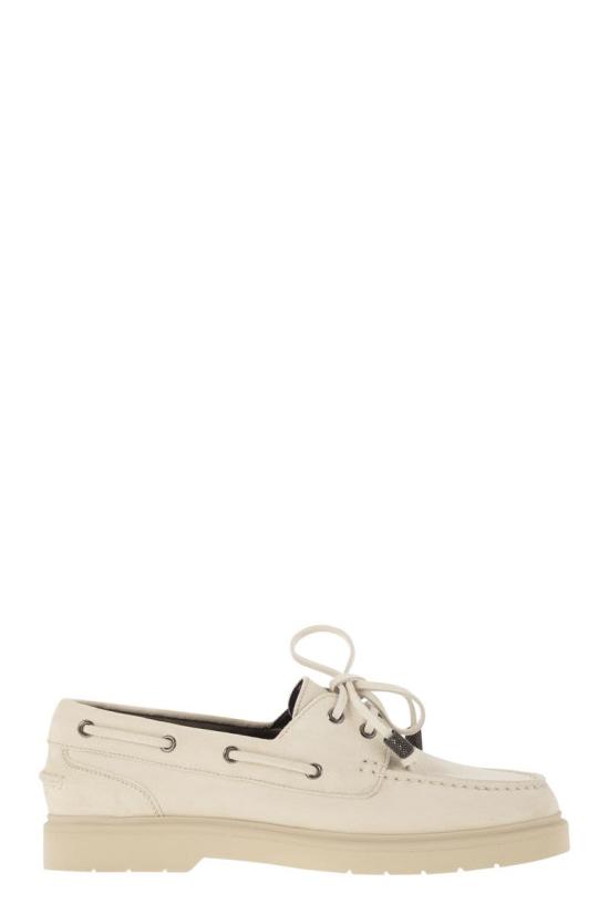 25SS 브루넬로 쿠치넬리 로퍼 MZSFG2955 C6280 WHITE