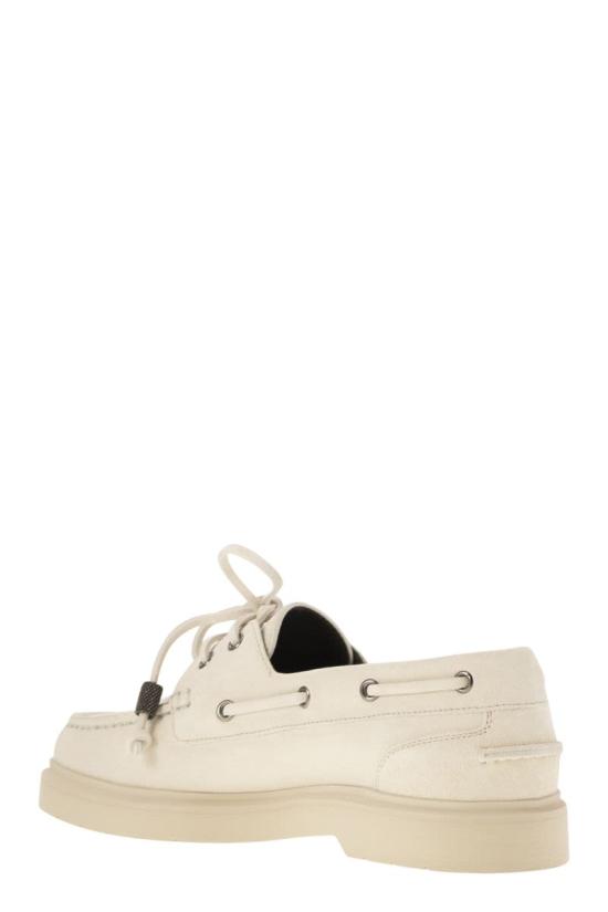 25SS 브루넬로 쿠치넬리 로퍼 MZSFG2955 C6280 WHITE - BRUNELLO CUCINELLI