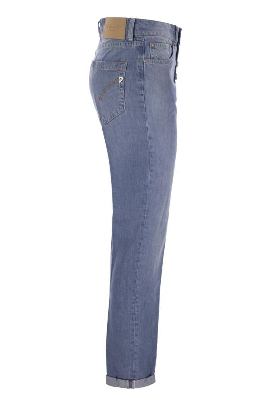 25SS 돈답 스트레이트 팬츠 DP26BLDF0266DIO8 800 MEDIUM DENIM - DONDUP