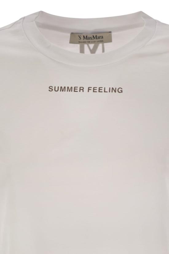 25SS 에스막스마라 반팔 티셔츠 2519971033600 001 WHITE - 'S MAX MARA