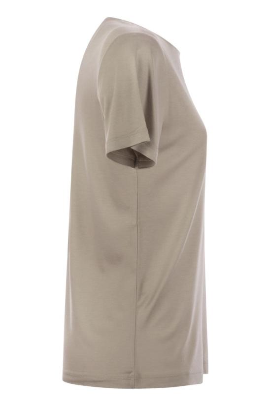 25SS 페이 반팔 티셔츠 NPWB2506150XBA B009 TURTLEDOVE - FAY