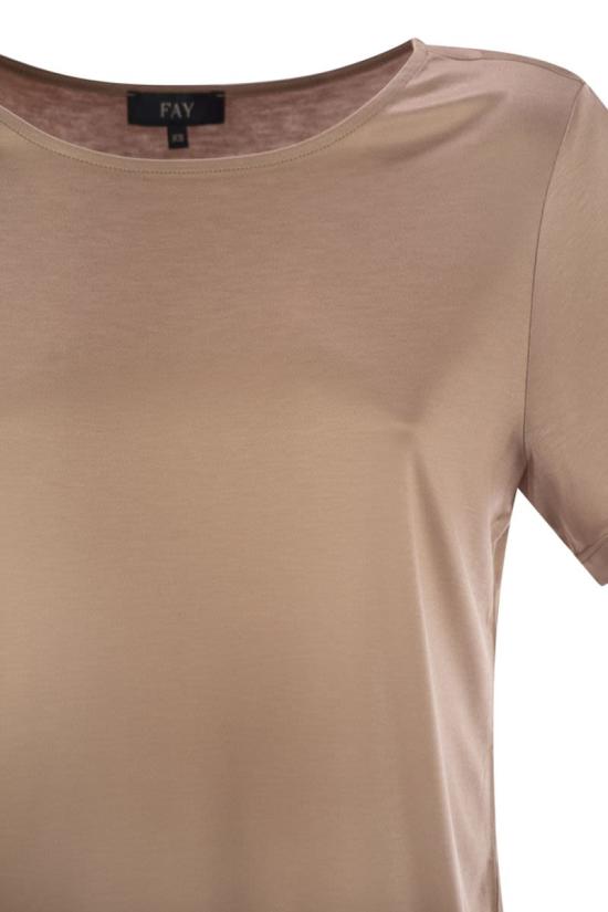 25SS 페이 반팔 티셔츠 NPWB2506150XBA M002 CHESTNUT - FAY