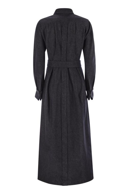 25SS 막스마라 미디 원피스 2511221413600 001 NIGHT BLUE - MAX MARA