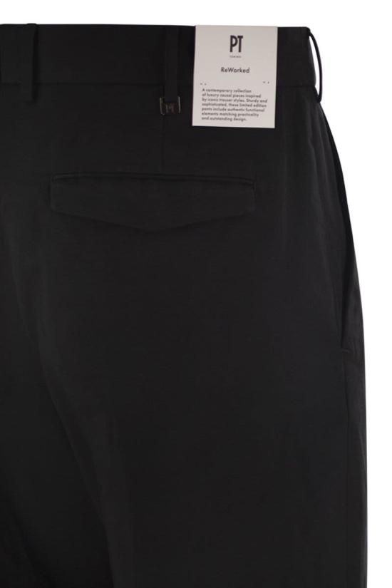 25SS 피티토리노 스트레이트 팬츠 COASJDB00REWBP65 0990 BLACK - PT TORINO