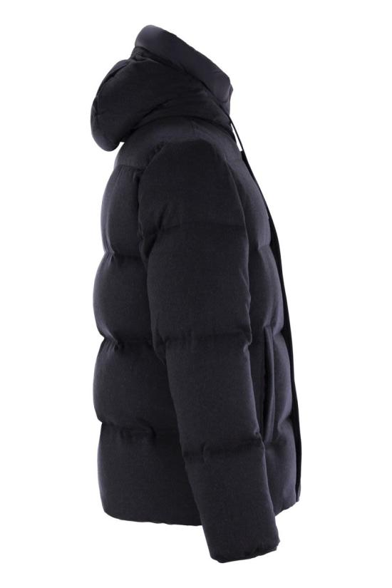 24FW 에르노 숏패딩 PI001144U38087 9200 NAVY - HERNO