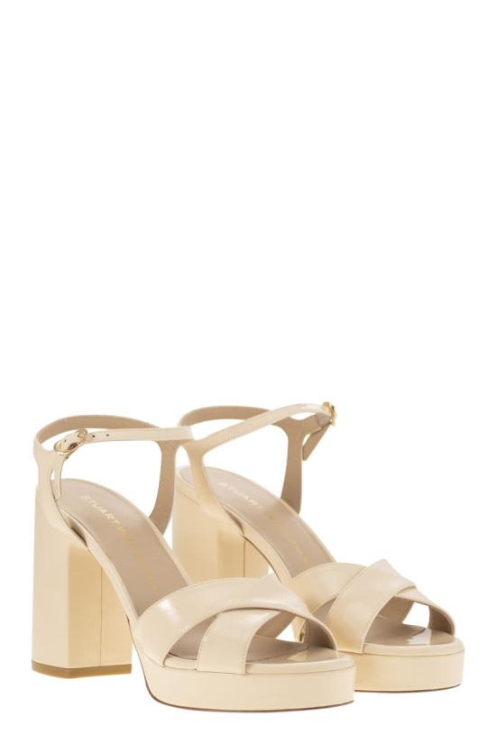 25SS 스튜어트 와이츠먼 샌들 SK244 XW9 CREAM - STUART WEITZMAN