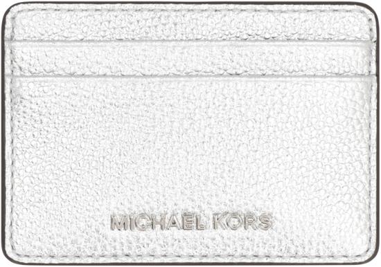 25SS 마이클 코어스 카드지갑 32S4SJ6D1M 040 Silver - MICHAEL KORS