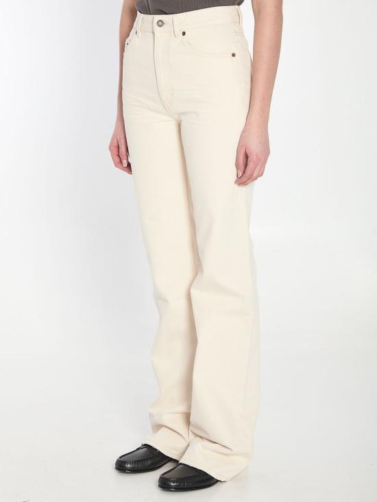 25SS 생로랑 스트레이트 팬츠 823599Y30UA 9100 CREAM - SAINT LAURENT