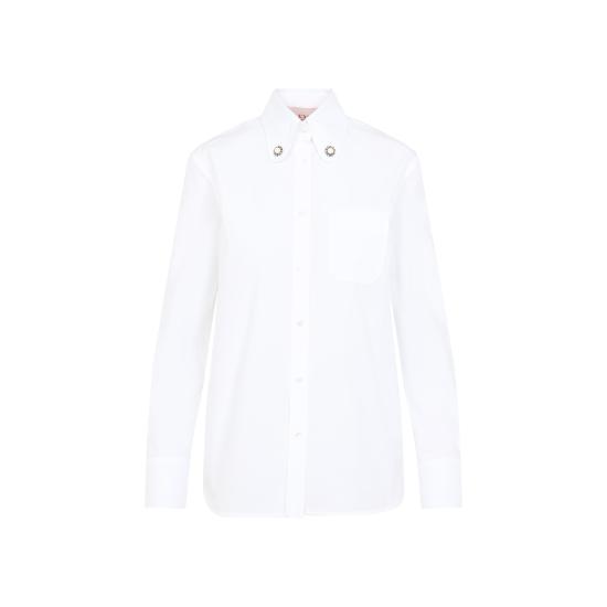 25SS 발렌티노 가라바니 셔츠 6B3AB7805A6 001 WHITE