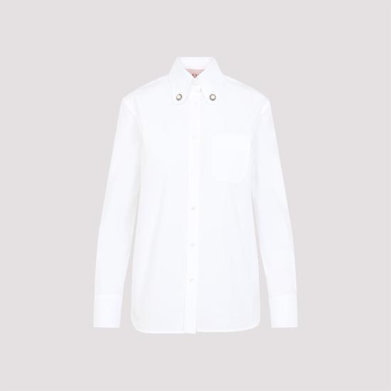 25SS 발렌티노 가라바니 셔츠 6B3AB7805A6 001 WHITE - VALENTINO GARAVANI