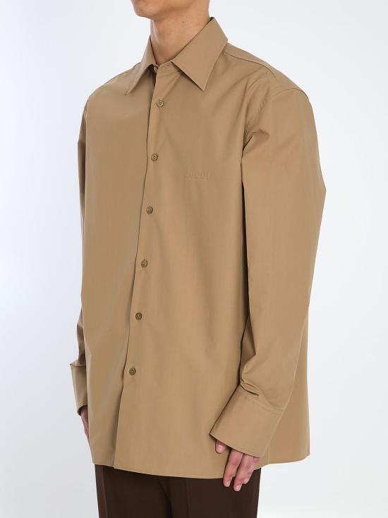 25SS 구찌 클래식 포플린 셔츠 823830Z7AMD 2319 BEIGE - GUCCI